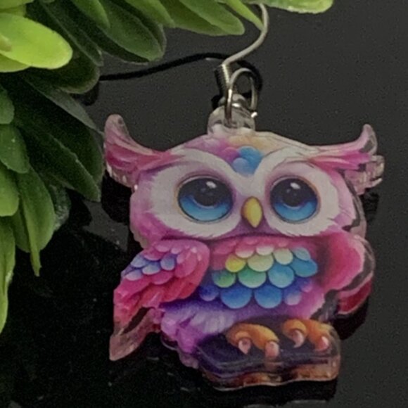 Owl Earring, Teacher Earring, Educator Earring, Gift Idea, Teacher Appreciation - Picture 2 of 4